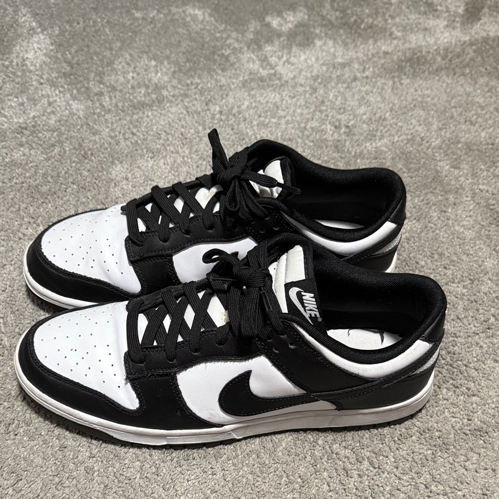 Nike Dunk Low Retro Shoes Size 12 Black/White